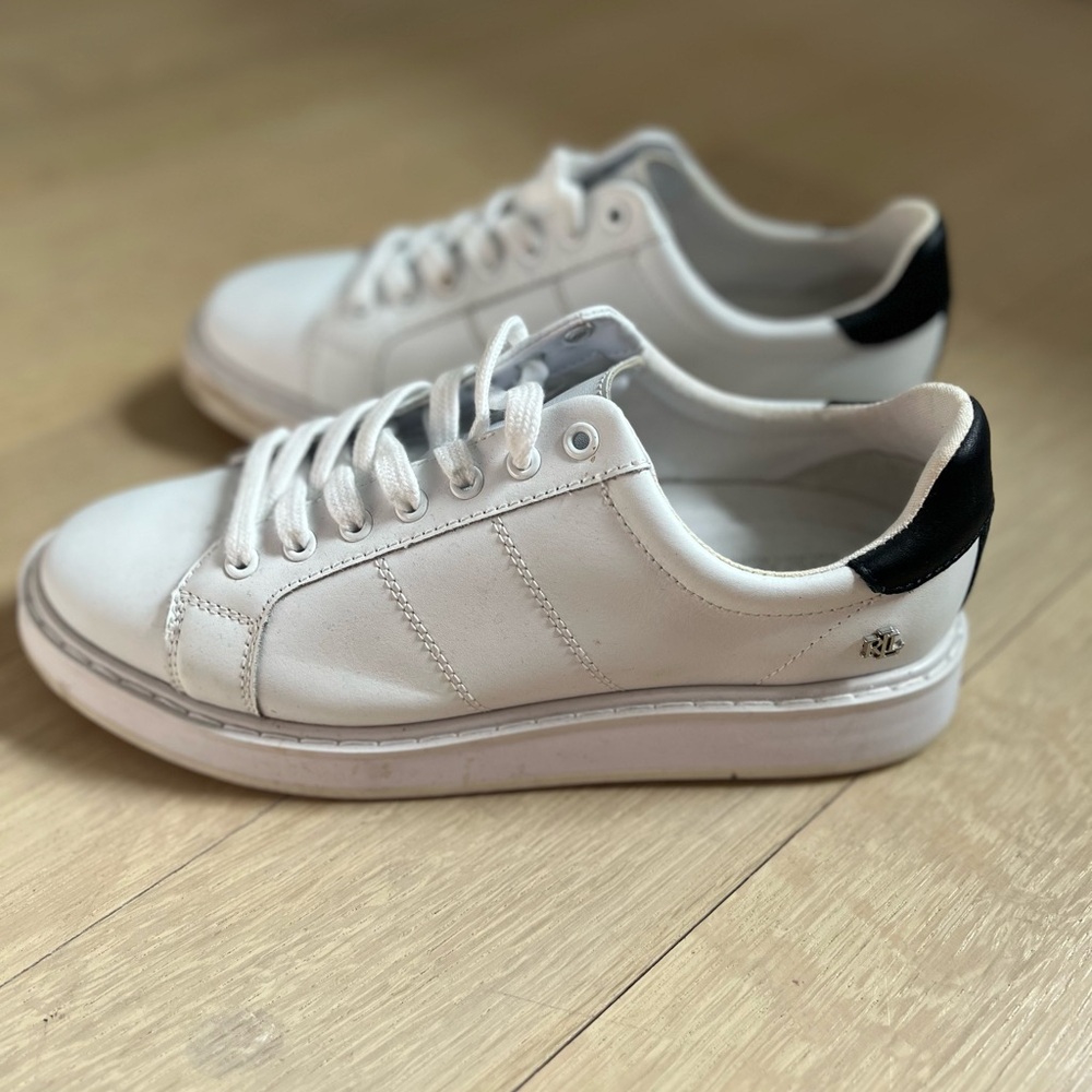 Ralph Lauren Angeline II Action Leather Sneakers
